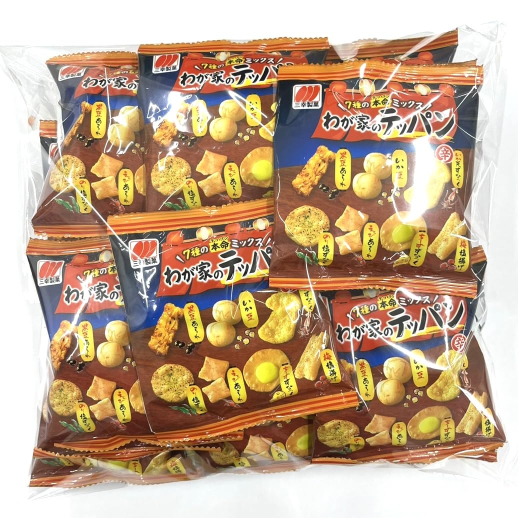 Amazon.co.jp: 三幸製菓 わが家のテッパン20袋アソートパック 7種の味